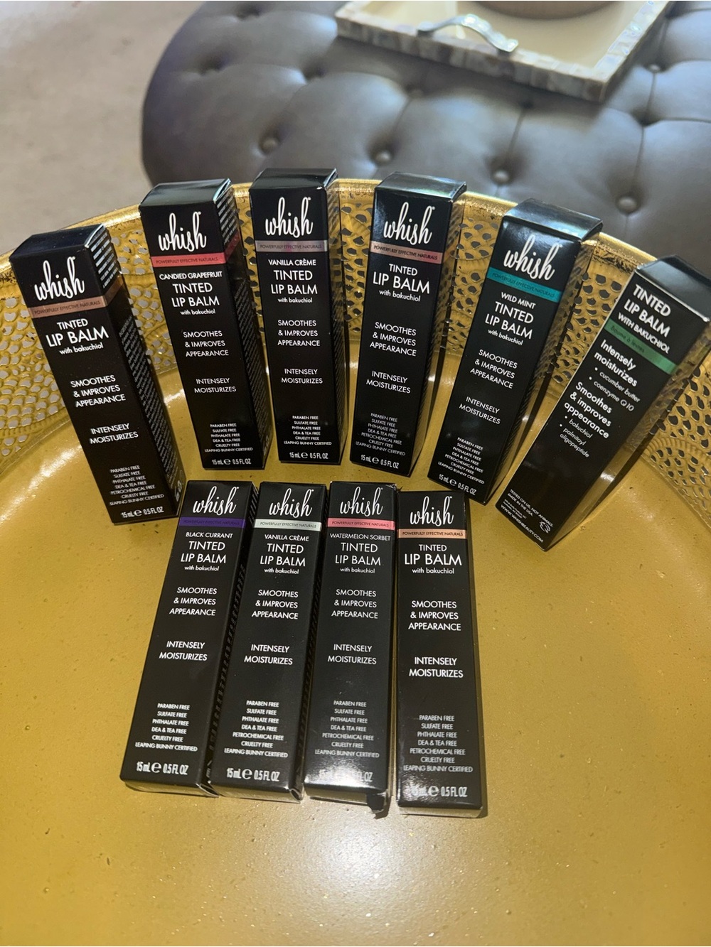 Whish Tinted Lip Balm -Assorted Shades. $9 ea . ( MSRP-$26 ea) best lip balm!!!!